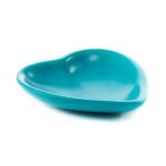 Soapstone Heart Dish - Aqua