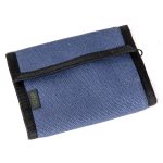Hemp Tri-Fold Wallet - Blue