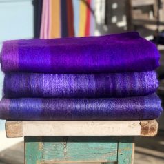Alpaca Blanket- Purples