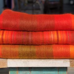 Alpaca Blanket- Red Queen