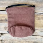 Hemp Simple Zip Top Purse