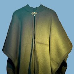Alpaca and Wool Capes- Green