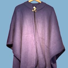 Alpaca and Wool Capes- Purple