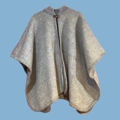 Alpaca and Wool Capes- Grey
