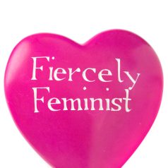 Soapstone Heart “Fiercely Feminist”