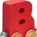 Wooden Letter Train- B