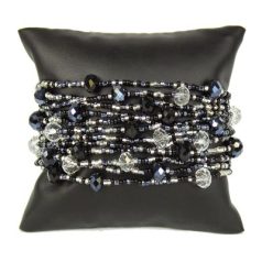 Ten Strand Beaded Bracelet- Black and White