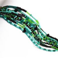 Ten Strand Beaded Bracelet- Aquatic Black