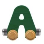 Wooden Letter Train- A