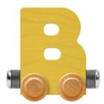 Wooden Letter Train- B