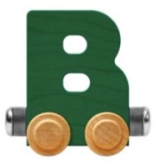 Wooden Letter Train- B