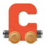 Wooden Letter Train- C