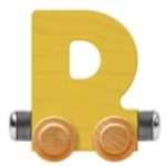 Wooden Letter Train- D