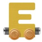 Wooden Letter Train- E