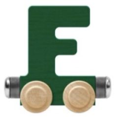 Wooden Letter Train- F