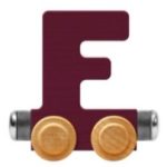 Wooden Letter Train- F