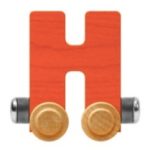 Wooden Letter Train- H