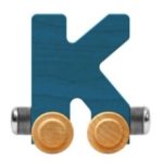 Wooden Letter Train- K