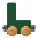 Wooden Letter Train- L