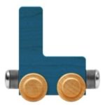 Wooden Letter Train- L