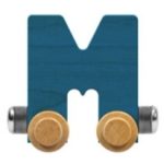 Wooden Letter Train- M
