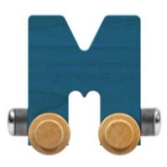 Wooden Letter Train- M