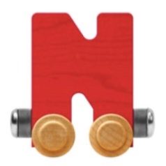 Wooden Letter Train- N