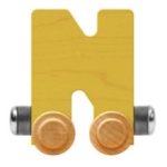 Wooden Letter Train- N