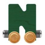 Wooden Letter Train- N