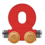 Wooden Letter Train- O