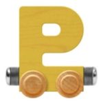 Wooden Letter Train- P
