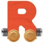 Wooden Letter Train- R
