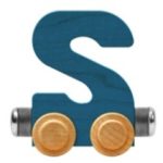 Wooden Letter Train- S