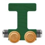 Wooden Letter Train- T