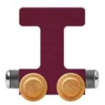Wooden Letter Train- T
