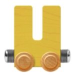 Wooden Letter Train- U