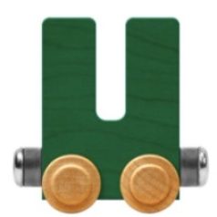 Wooden Letter Train- U