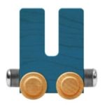 Wooden Letter Train- U