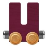 Wooden Letter Train- U