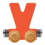 Wooden Letter Train- V