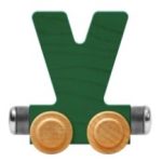 Wooden Letter Train- V