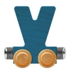 Wooden Letter Train- V