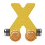 Wooden Letter Train- X
