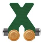 Wooden Letter Train- X