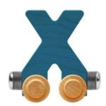 Wooden Letter Train- X