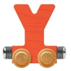 Wooden Letter Train- Y