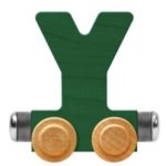 Wooden Letter Train- Y
