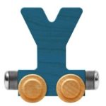 Wooden Letter Train- Y