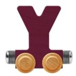 Wooden Letter Train- Y