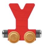 Wooden Letter Train- Y
